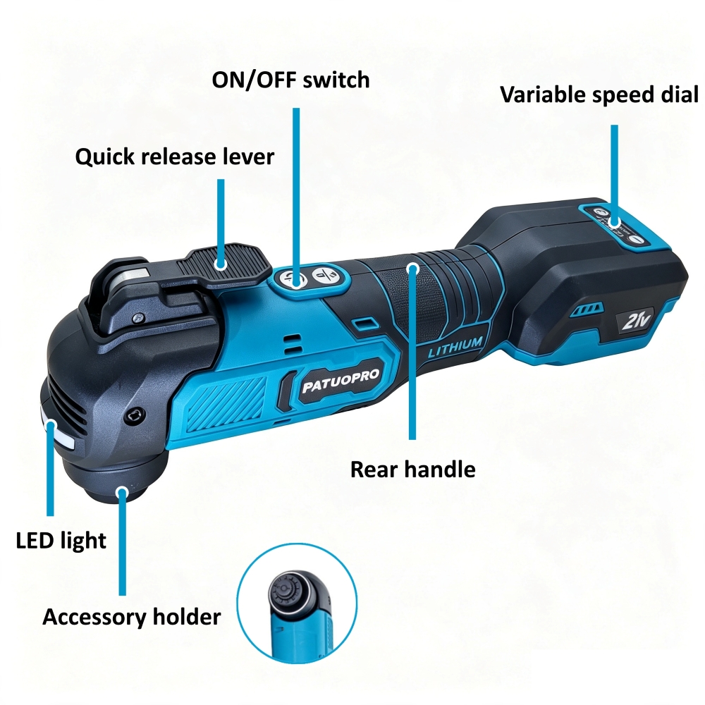 Brushless Electric Cordless Os - Oscillating Multi Tool review and price