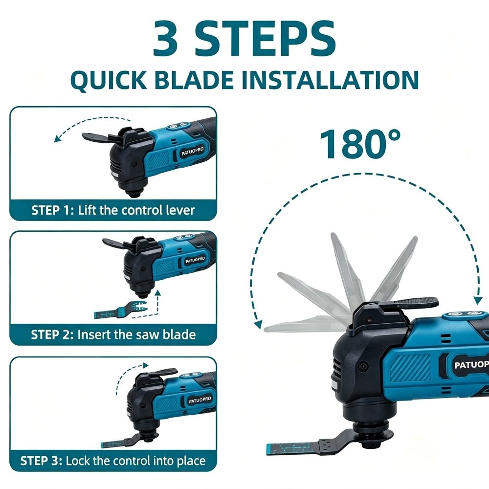 Brushless Electric Cordless Os - Oscillating Multi Tool review and price