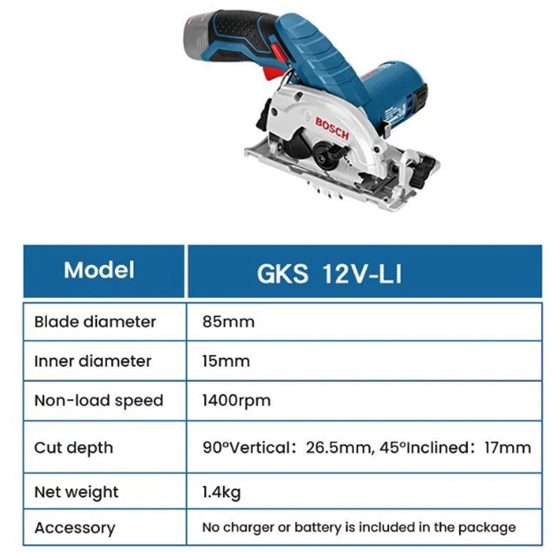 BOSCH GKS 12V-LI Electric Circ - Circular Saw Cordless review and price