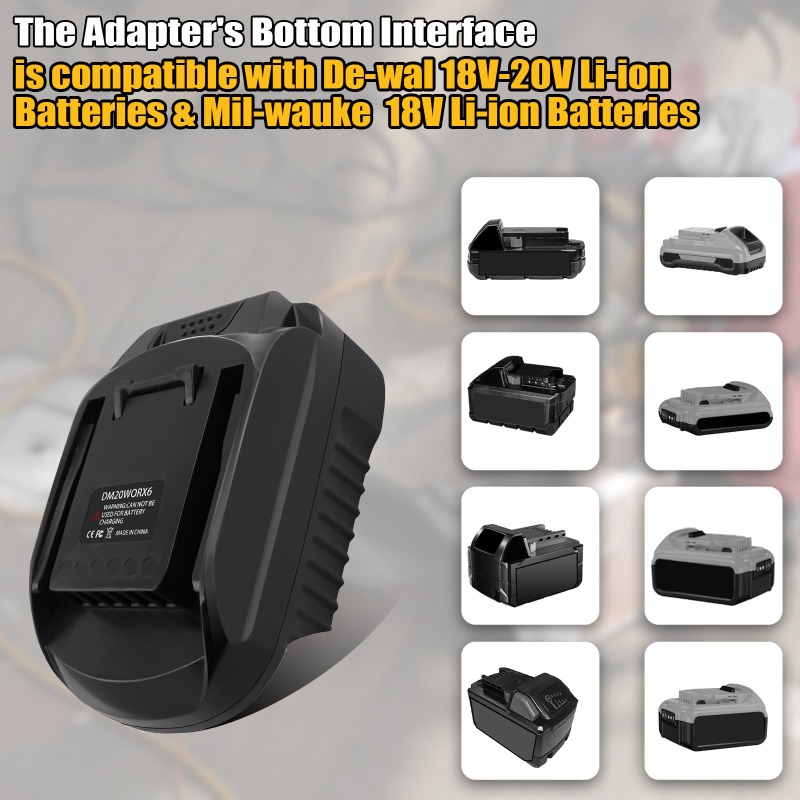 DM20WORX6 Battery Adapter for  - Dewalt Power Tools Xr review and price