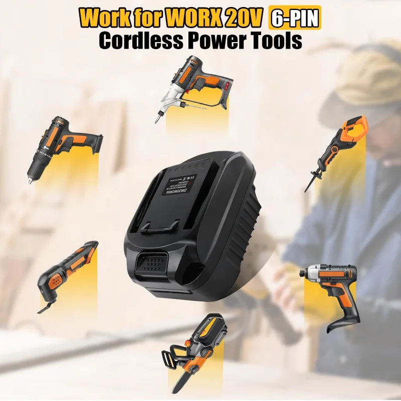DM20WORX6 Battery Adapter for  - Dewalt Power Tools Xr review and price
